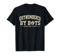 Outnumbered Soccer Dad Varsity T-Shirt - Trendy Graphic Unisex - T-Shirt, Sweatshirt, Hoodie