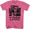Cyndi Lauper Retro Pink Heather Adult Short Sleeve - Adult & Kids T-Shirts, Sweatshirts & Hoodies apparel design preview 1