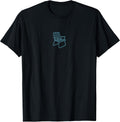 Minimalist Deck Chair Line Art Retro Vibes - Adult & Kids T-Shirts, Sweatshirts & Hoodies apparel design preview 1