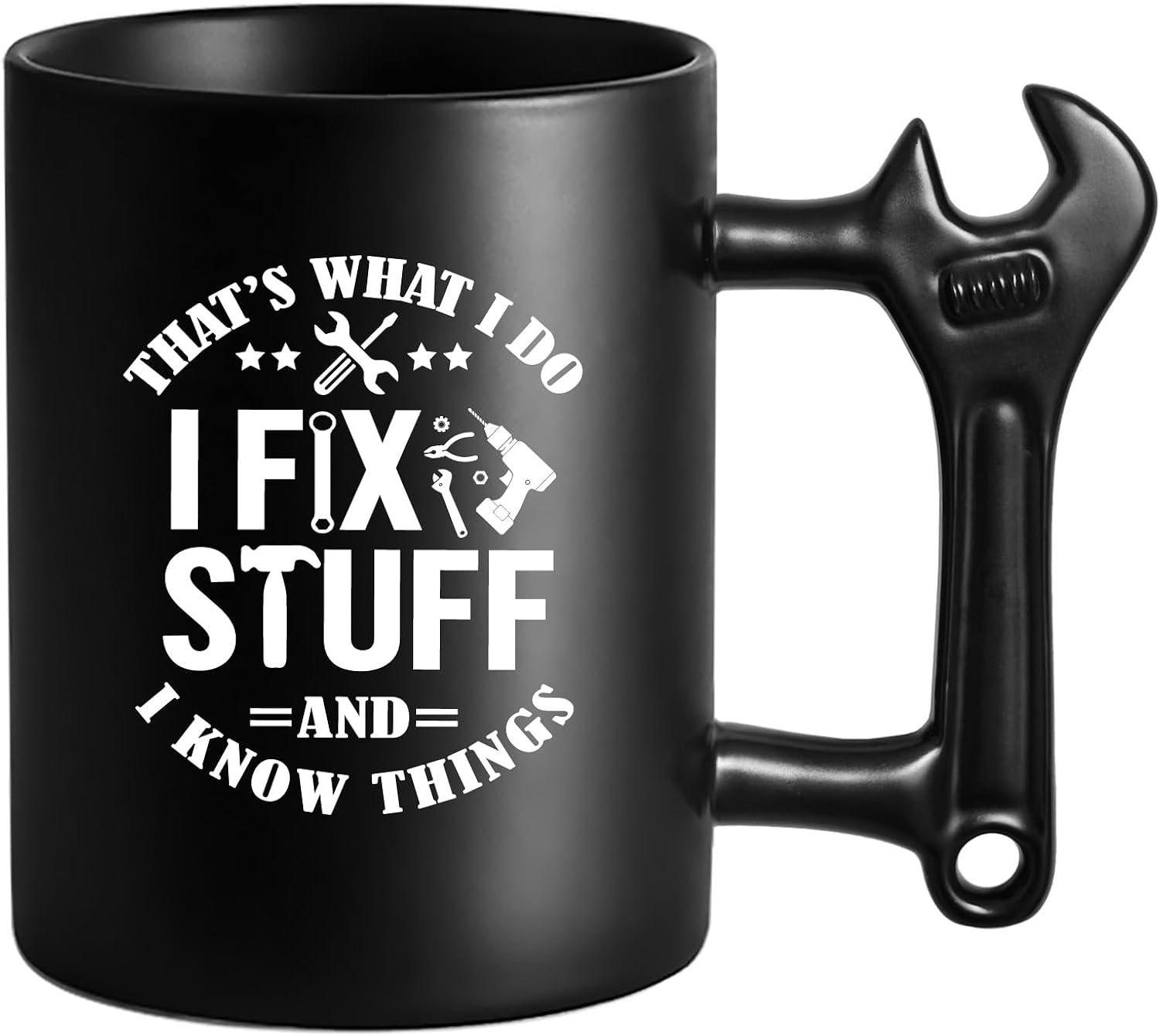 LOZACHE Funny Dad Coffee Mug with Wrench Handle - Adult & Kids T-Shirts, Sweatshirts & Hoodies apparel design preview 1