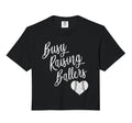 Busy Raising Ballers Baseball Softball Mom Hoodie - Graphic Print Unisex - T-Shirt, Sweatshirt, Hoodie