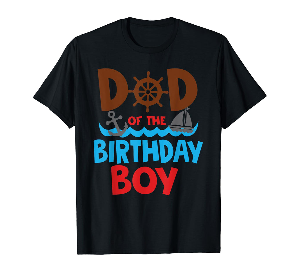 Mens Dad Birthday Sailor Nautical 1St T-Shirt - Aesthetic Graphic Unisex - T-Shirt, Sweatshirt, Hoodie