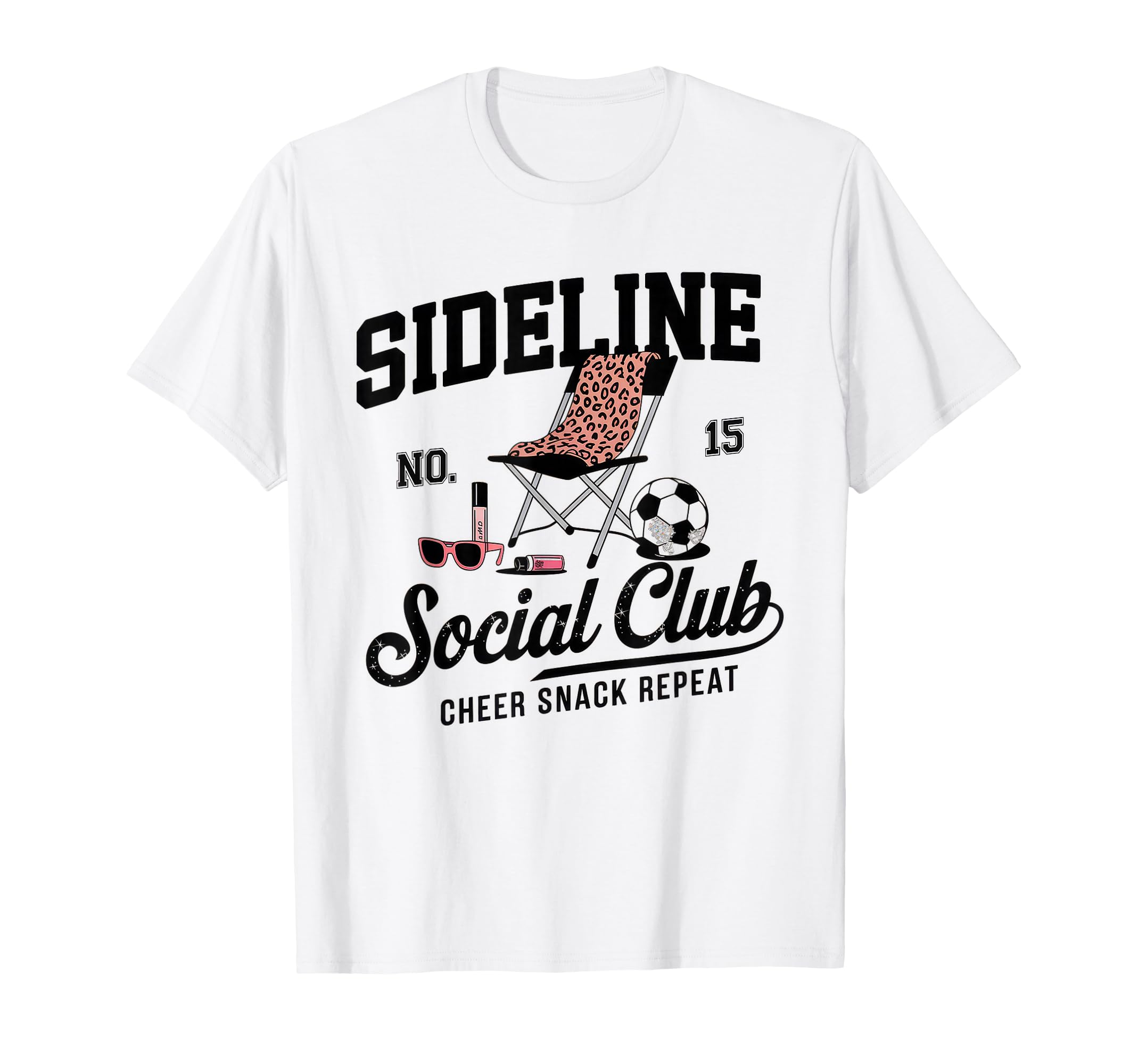 Sideline Social Club Soccer Mom Game T-Shirt - Trendy Graphic for Adults - T-Shirt, Sweatshirt, Hoodie