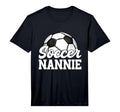 Mens Soccer Nannie Gifts Mothers Day T-Shirt - Unique Graphic for Adults - T-Shirt, Sweatshirt, Hoodie