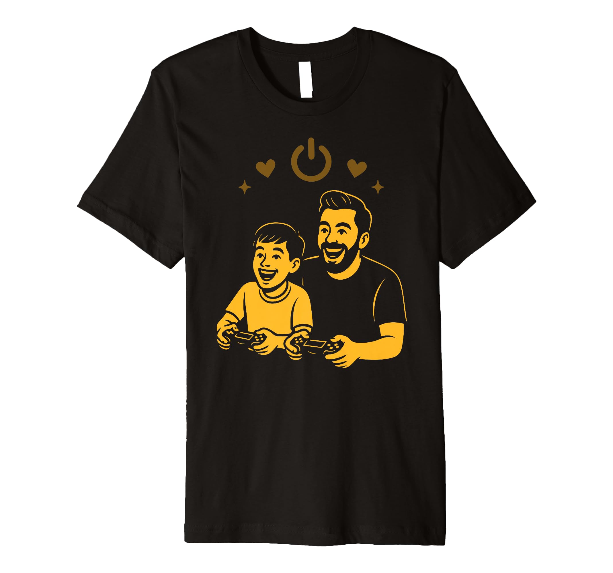 Father And Son Gaming Art Giftidea T-Shirt - Minimalist Print for Adults - T-Shirt, Sweatshirt, Hoodie