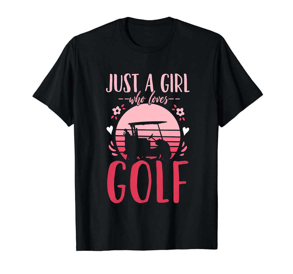 Golf Golfing Just Who Loves Golf T-Shirt - Custom Art Print Unisex - T-Shirt, Sweatshirt, Hoodie