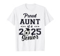 Senior Aunt Soccer Class 2025 T-Shirt - Minimalist Print for Adults - T-Shirt, Sweatshirt, Hoodie