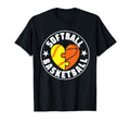 Softball Basketball Softball Mom T-Shirt - Minimalist Print Unisex - T-Shirt, Sweatshirt, Hoodie