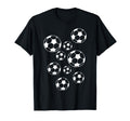 Soccer Balls T-Shirt - Casual Everyday Wear Men Women - T-Shirt, Sweatshirt, Hoodie