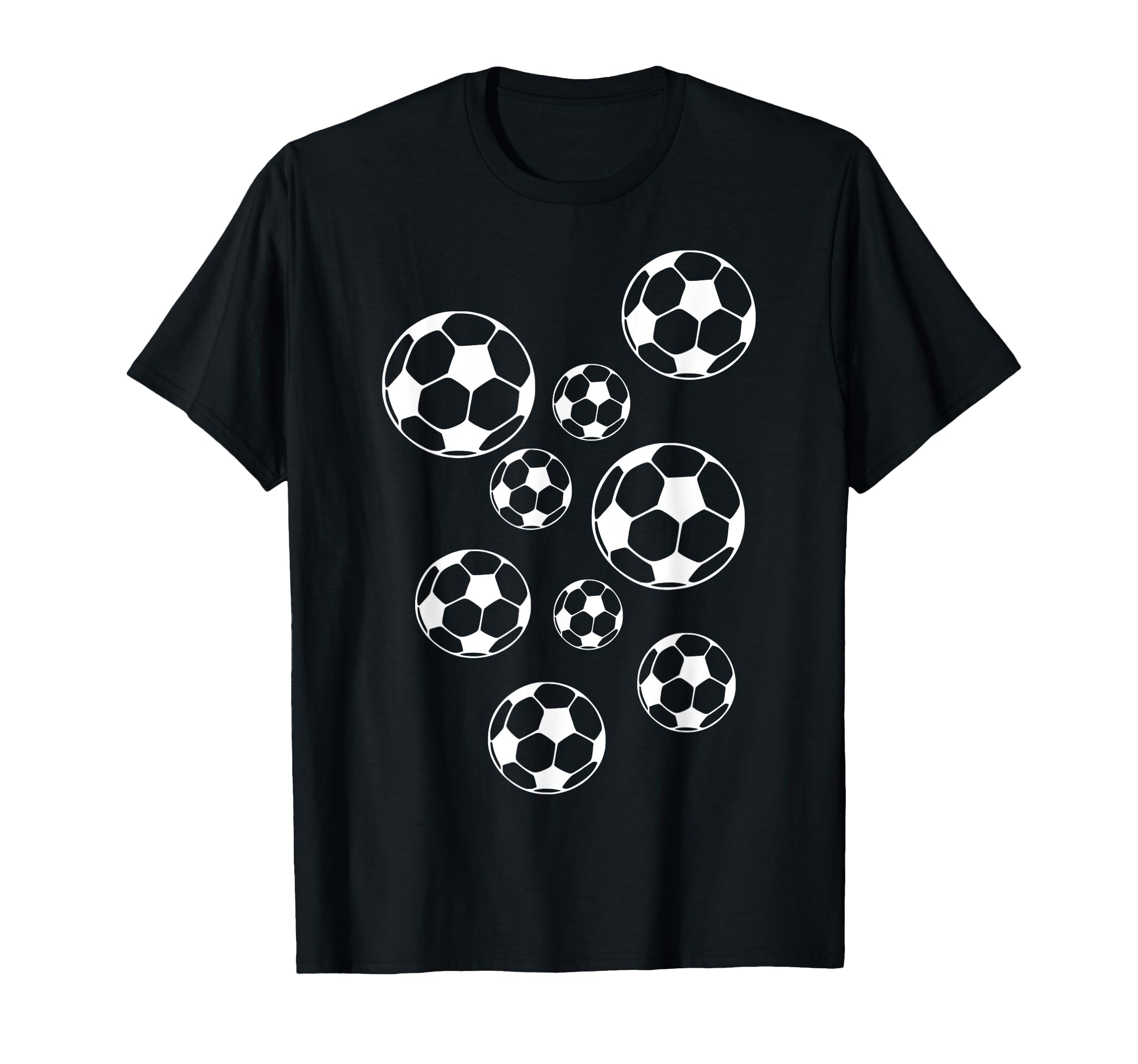 Soccer Balls T-Shirt - Casual Everyday Wear Men Women - T-Shirt, Sweatshirt, Hoodie