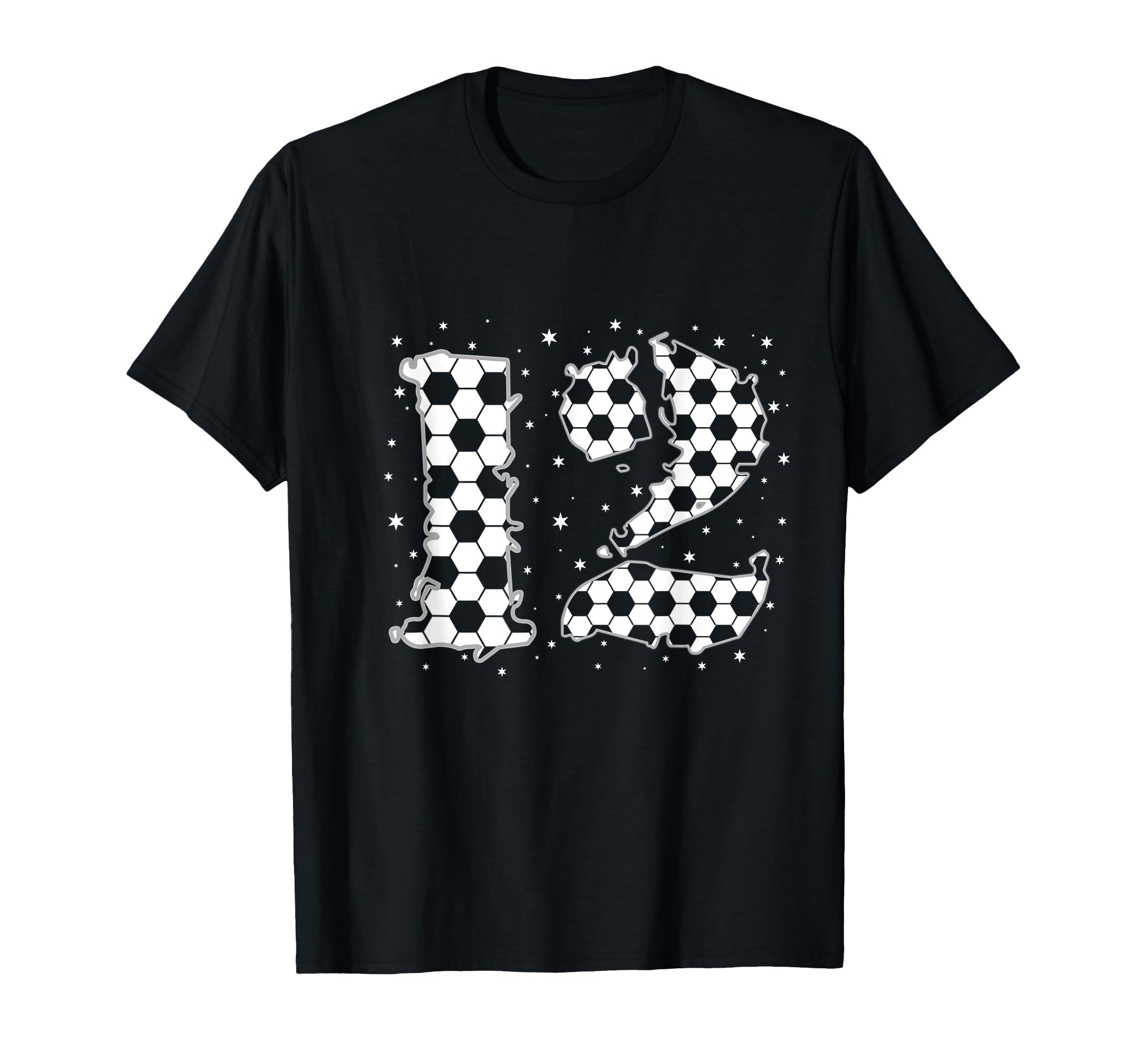 12 Year Old Soccer Birthday Twelfth T-Shirt - Novelty Apparel Men Women - T-Shirt, Sweatshirt, Hoodie