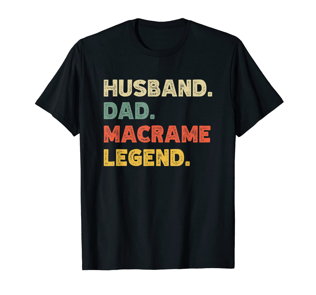 Mens Mens Funny Husband Dad Macrame T-Shirt - Graphic Print for Adults - T-Shirt, Sweatshirt, Hoodie