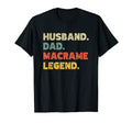 Mens Mens Funny Husband Dad Macrame T-Shirt - Graphic Print for Adults - T-Shirt, Sweatshirt, Hoodie