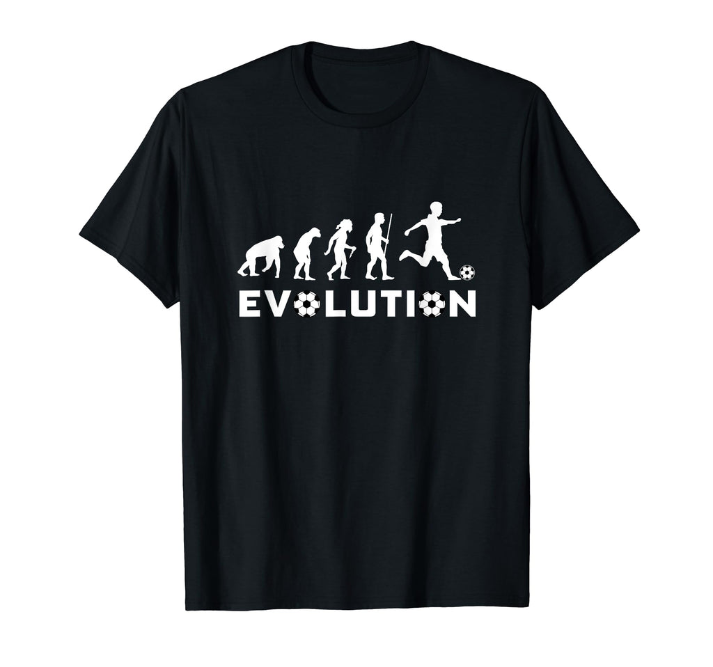 Soccer Human Evolution Sports T-Shirt - Casual Everyday Wear Men Women - T-Shirt, Sweatshirt, Hoodie