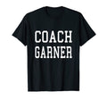 Coach Garner Custom Football T-Shirt - Fun Novelty Design for Adults - T-Shirt, Sweatshirt, Hoodie