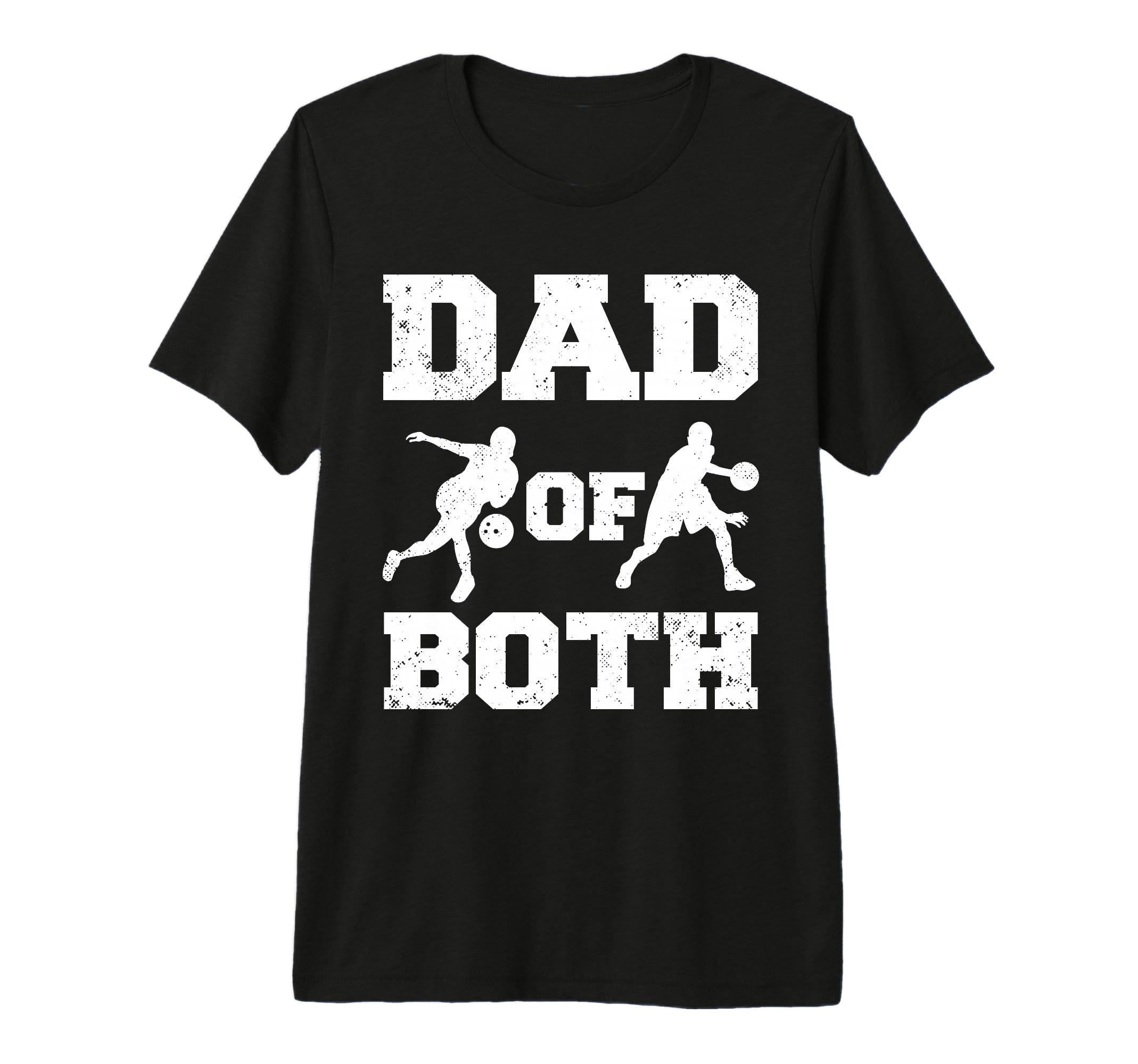 Mens Dad Both Funny Bowling T-Shirt - Custom Art Print for Adults - T-Shirt, Sweatshirt, Hoodie