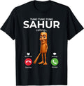 Tung Sahur Calling Funny Fishing Brainrot Joke Boys - Adult & Kids T-Shirts, Sweatshirts & Hoodies apparel design preview 1