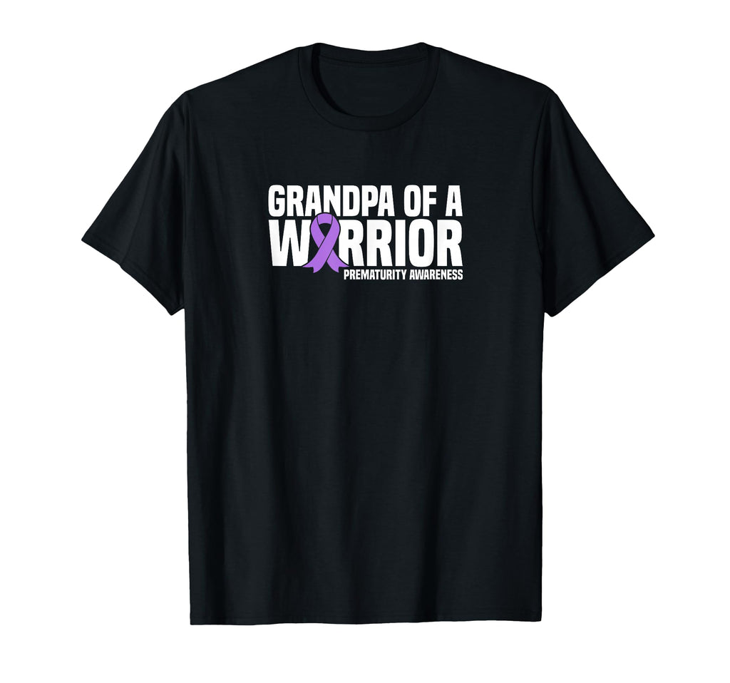 Grandpa Warrior Nicu Prematurity T-Shirt - Minimalist Print Unisex - T-Shirt, Sweatshirt, Hoodie