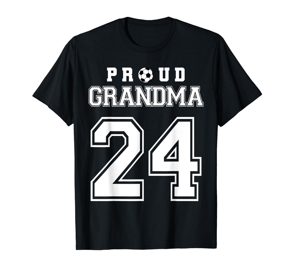 Number 24 Custom Proud Soccer T-Shirt - Fun Novelty Design Men Women - T-Shirt, Sweatshirt, Hoodie