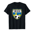 Sweden Soccer Jersey Swedish Flag T-Shirt - Streetwear Style Men Women - T-Shirt, Sweatshirt, Hoodie