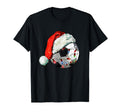 Santa Soccer Sports Ball Lights T-Shirt - Aesthetic Graphic Unisex - T-Shirt, Sweatshirt, Hoodie