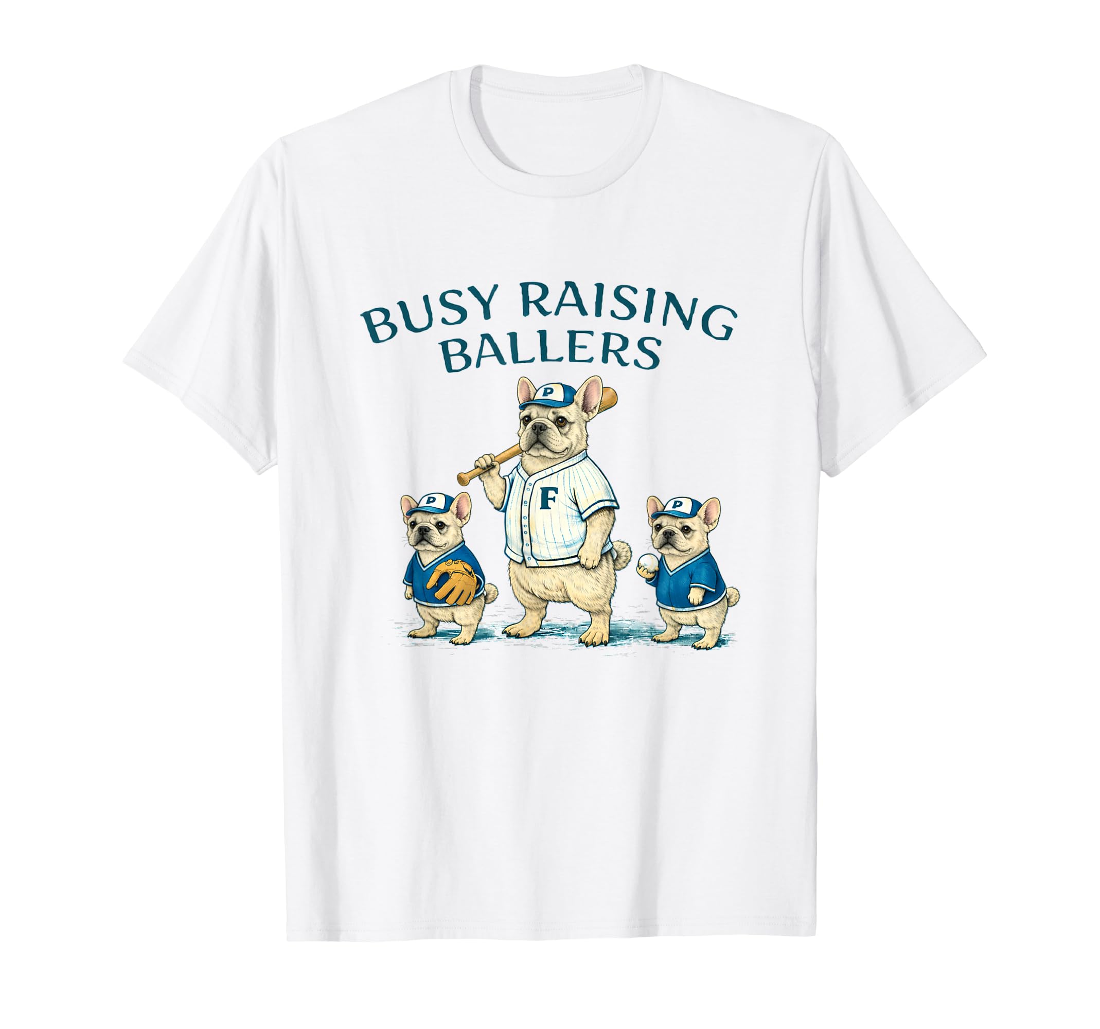 Busy Raising Baller Baseball T-Shirt - Aesthetic Graphic for Adults - T-Shirt, Sweatshirt, Hoodie