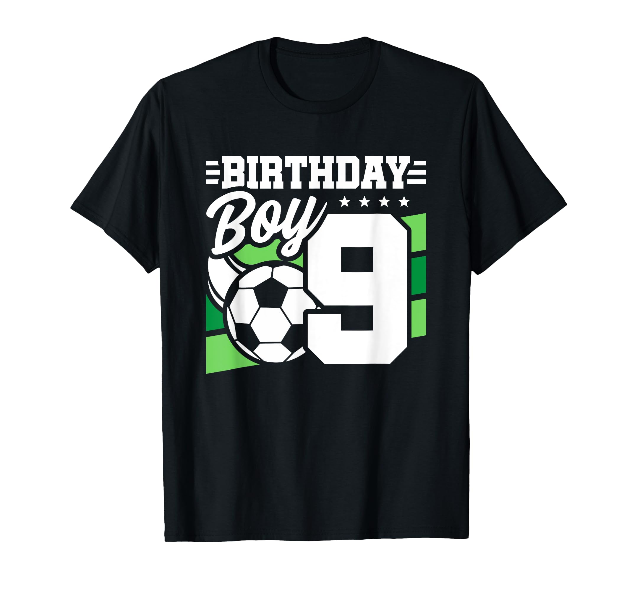 Soccer Birthday Party 9 Year Old 9Th T-Shirt - Aesthetic Graphic Men Women - T-Shirt, Sweatshirt, Hoodie