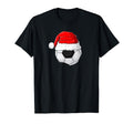 Santa Hat Soccer T-Shirt - Custom Art Print Unisex - T-Shirt, Sweatshirt, Hoodie