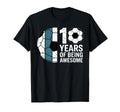 10 Years Being Awesome Soccer Fan T-Shirt - Streetwear Style Men Women - T-Shirt, Sweatshirt, Hoodie