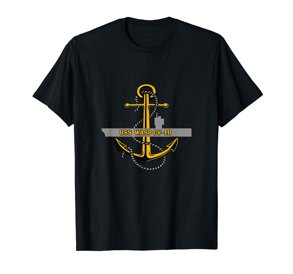 Aircraft Carrier Uss Wasp Cv 18 Veterans T-Shirt - Streetwear Style Unisex - T-Shirt, Sweatshirt, Hoodie