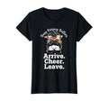 Busy Raising Ballers Arrive Cheer Leave T-Shirt - Trendy Graphic for Adults - T-Shirt, Sweatshirt, Hoodie