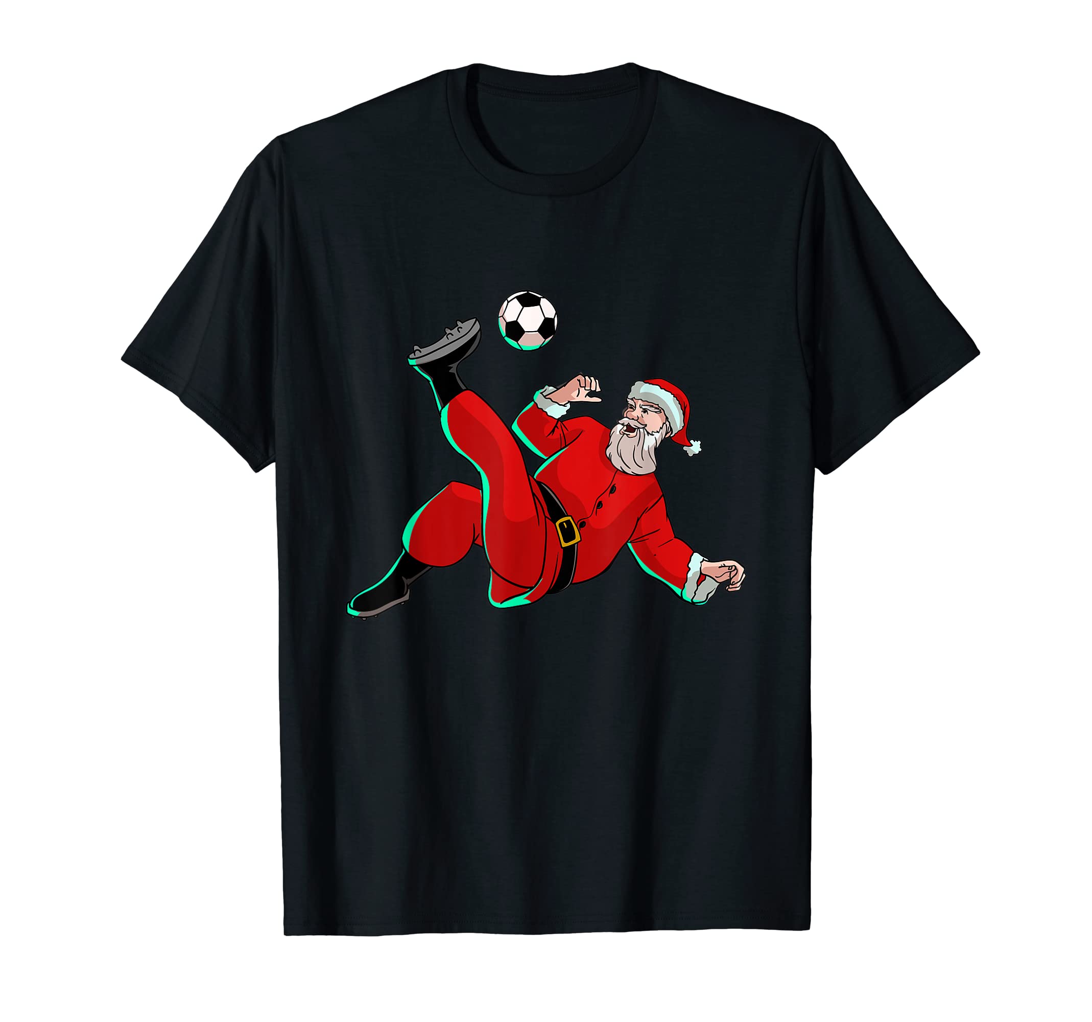 Soccer Santa Claus Soccer Player T-Shirt - Aesthetic Graphic Unisex - T-Shirt, Sweatshirt, Hoodie