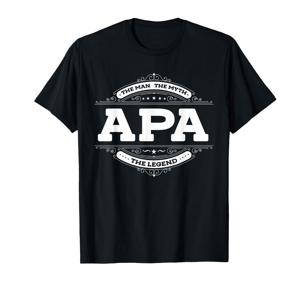 Apa Myth Legend Father Dad Uncle T-Shirt - Trendy Graphic Men Women - T-Shirt, Sweatshirt, Hoodie