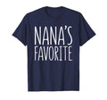 Nanas Favorite Grandchild Grandson T-Shirt - Graphic Print Men Women - T-Shirt, Sweatshirt, Hoodie