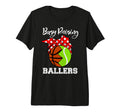 Busy Raising Ballers Funny Basketball T-Shirt - Novelty Apparel for Adults - T-Shirt, Sweatshirt, Hoodie