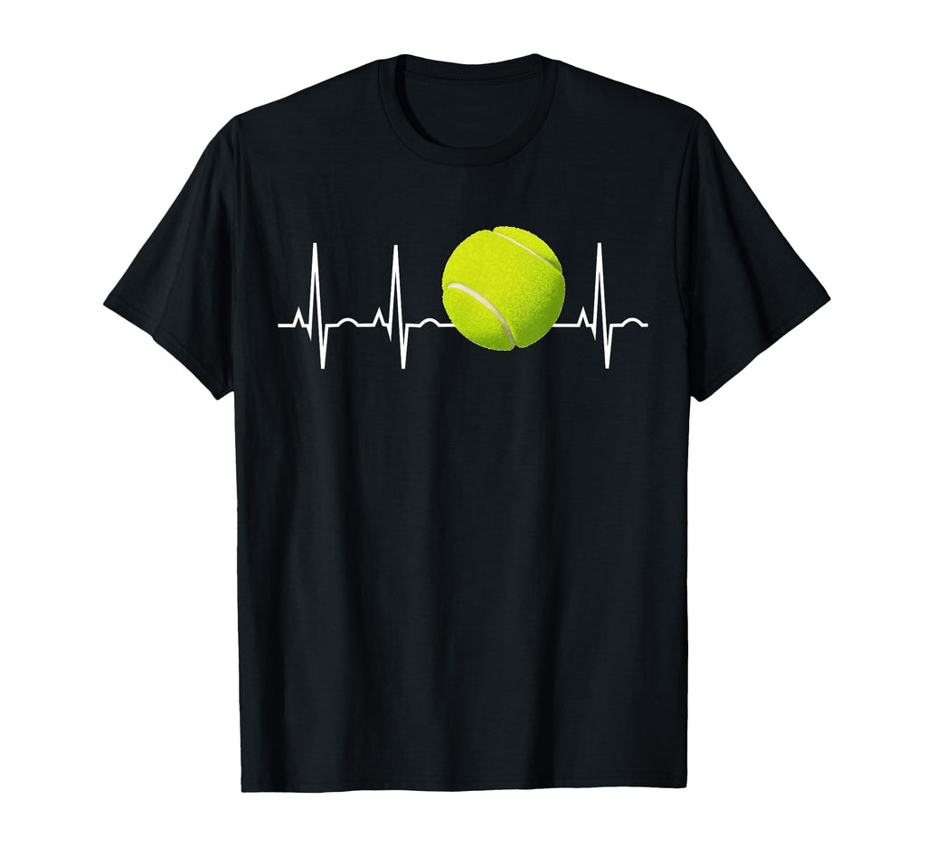 Tennis Heartbeat Tennis Gift T-Shirt - Fun Novelty Design for Adults - T-Shirt, Sweatshirt, Hoodie