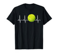 Tennis Heartbeat Tennis Gift T-Shirt - Fun Novelty Design for Adults - T-Shirt, Sweatshirt, Hoodie