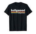 Hollywood California 70S 80S T-Shirt - Aesthetic Graphic for Adults - T-Shirt, Sweatshirt, Hoodie