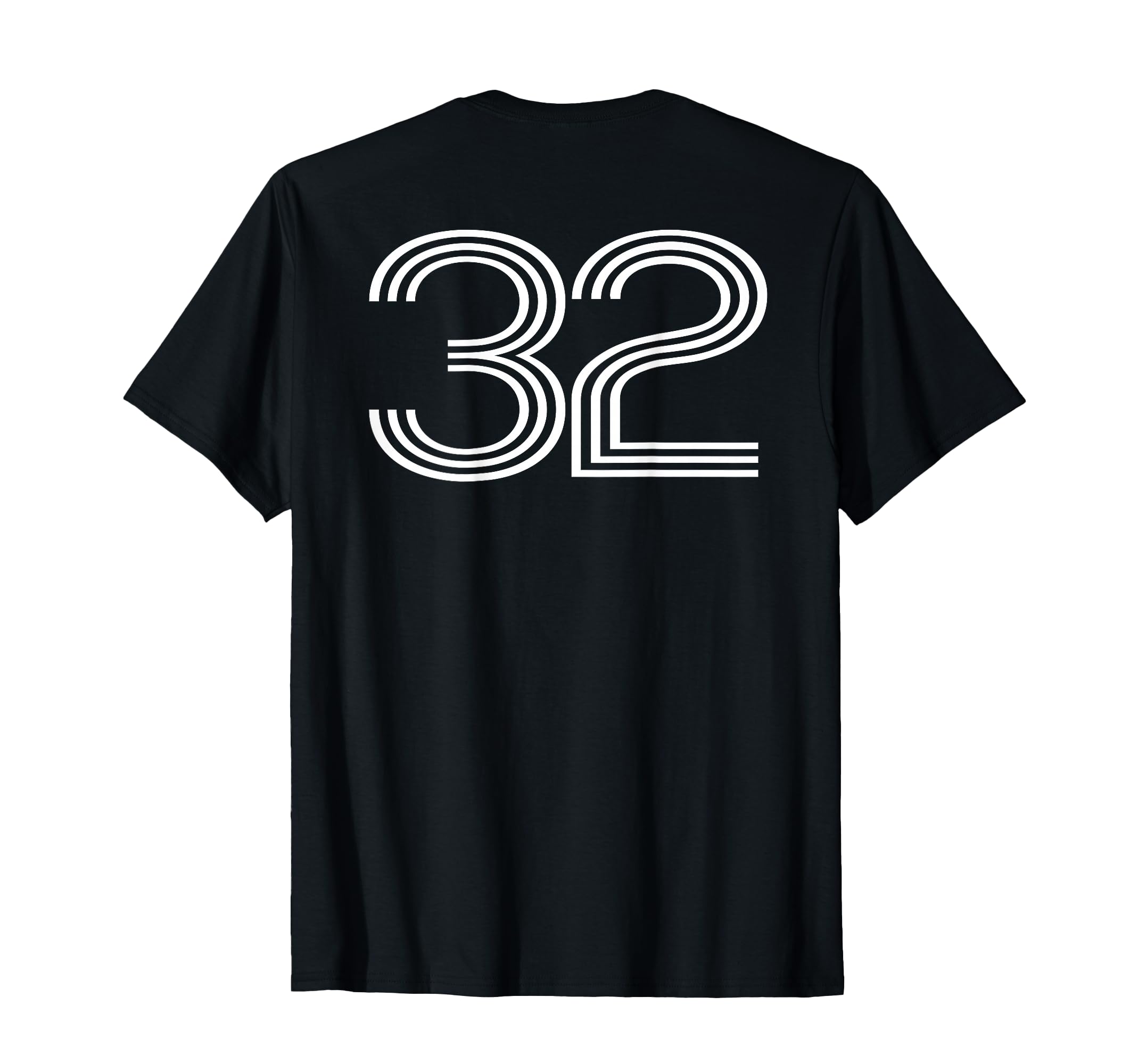 Number 32 Baseball Football Soccer T-Shirt - Aesthetic Graphic Men Women - T-Shirt, Sweatshirt, Hoodie