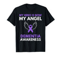My Hero Is Now My Angel Dementia T-Shirt - Graphic Print Men Women - T-Shirt, Sweatshirt, Hoodie