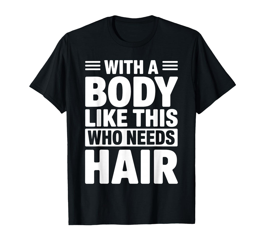 Funny Bald Art Bald Dad Bald Guy T-Shirt - Aesthetic Graphic Men Women - T-Shirt, Sweatshirt, Hoodie