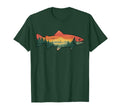 Trout Fish Tree Wildlife Nature Forest T-Shirt - Minimalist Print Unisex - T-Shirt, Sweatshirt, Hoodie