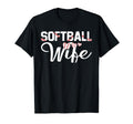 Proud Softball Wife Family Shirts T-Shirt - Minimalist Print Unisex - T-Shirt, Sweatshirt, Hoodie