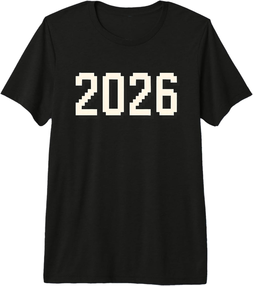 2026 Retro Pixel Art Nerdy Funny Design Premium - Adult & Kids T-Shirts, Sweatshirts & Hoodies apparel design preview 1