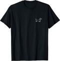 Dachshund Wiener Dog Minimalist Badge Patch Line Art - Adult & Kids T-Shirts, Sweatshirts & Hoodies apparel design preview 1