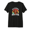 Funny Dad Brown Dachshund Lover Tri T-Shirt - Graphic Print for Adults - T-Shirt, Sweatshirt, Hoodie