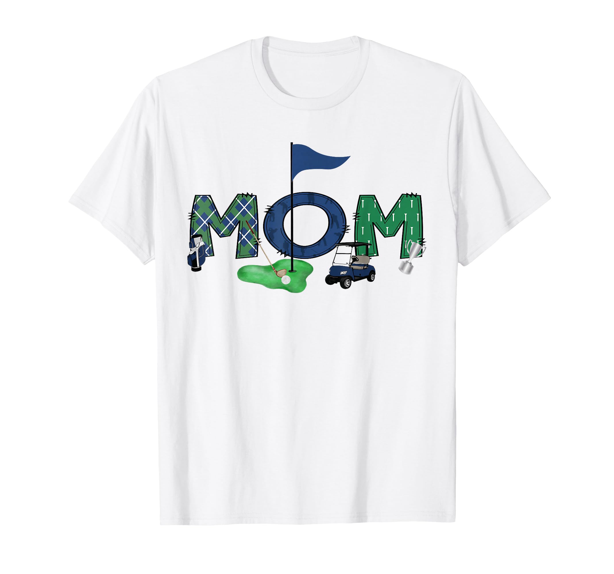 Mom Birthday Hole One Golf Sport T-Shirt - Minimalist Print Men Women - T-Shirt, Sweatshirt, Hoodie