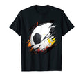 Football Ball Fire Inside Me Fan T-Shirt - Minimalist Print Men Women - T-Shirt, Sweatshirt, Hoodie