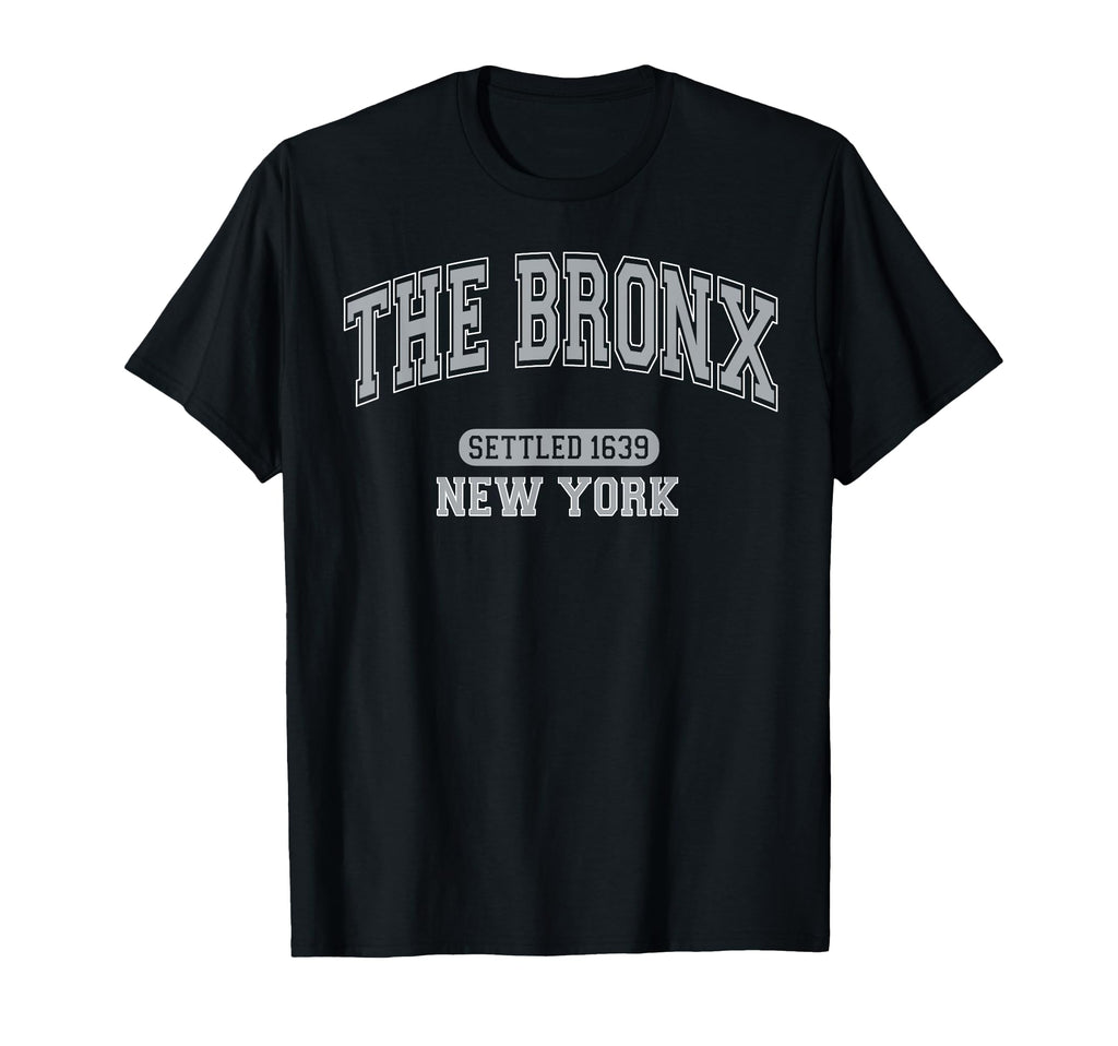 Bronx New York Settled 1639 Sports T-Shirt - Custom Art Print for Adults - T-Shirt, Sweatshirt, Hoodie