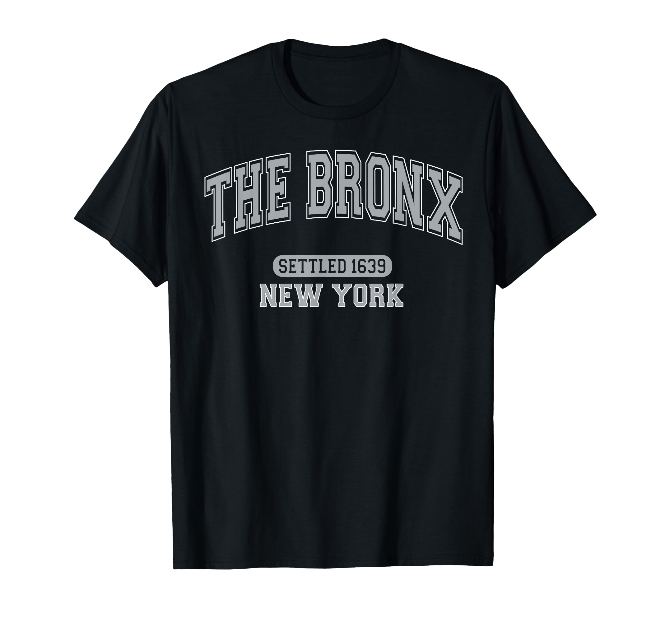 Bronx New York Settled 1639 Sports T-Shirt - Custom Art Print for Adults - T-Shirt, Sweatshirt, Hoodie